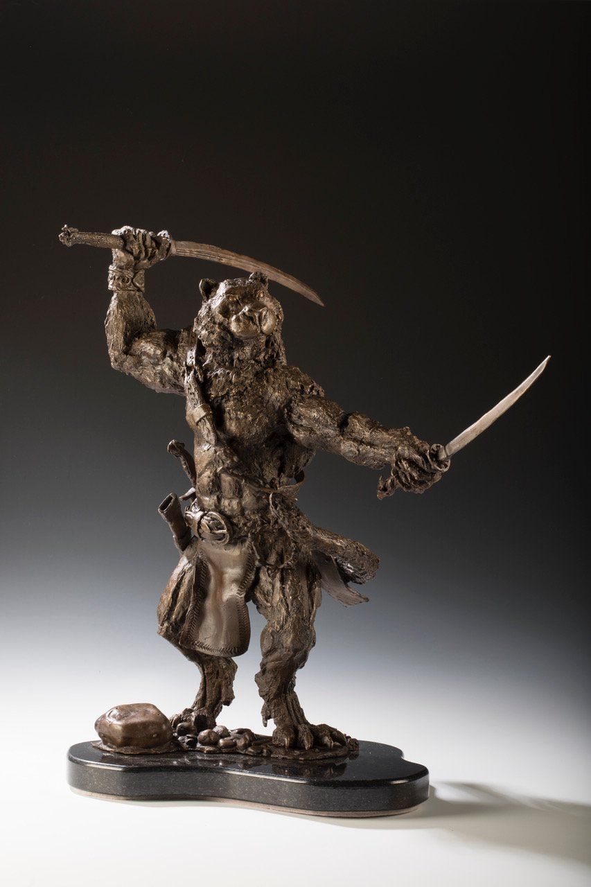 Dungeons and Dragons sculpture of calor