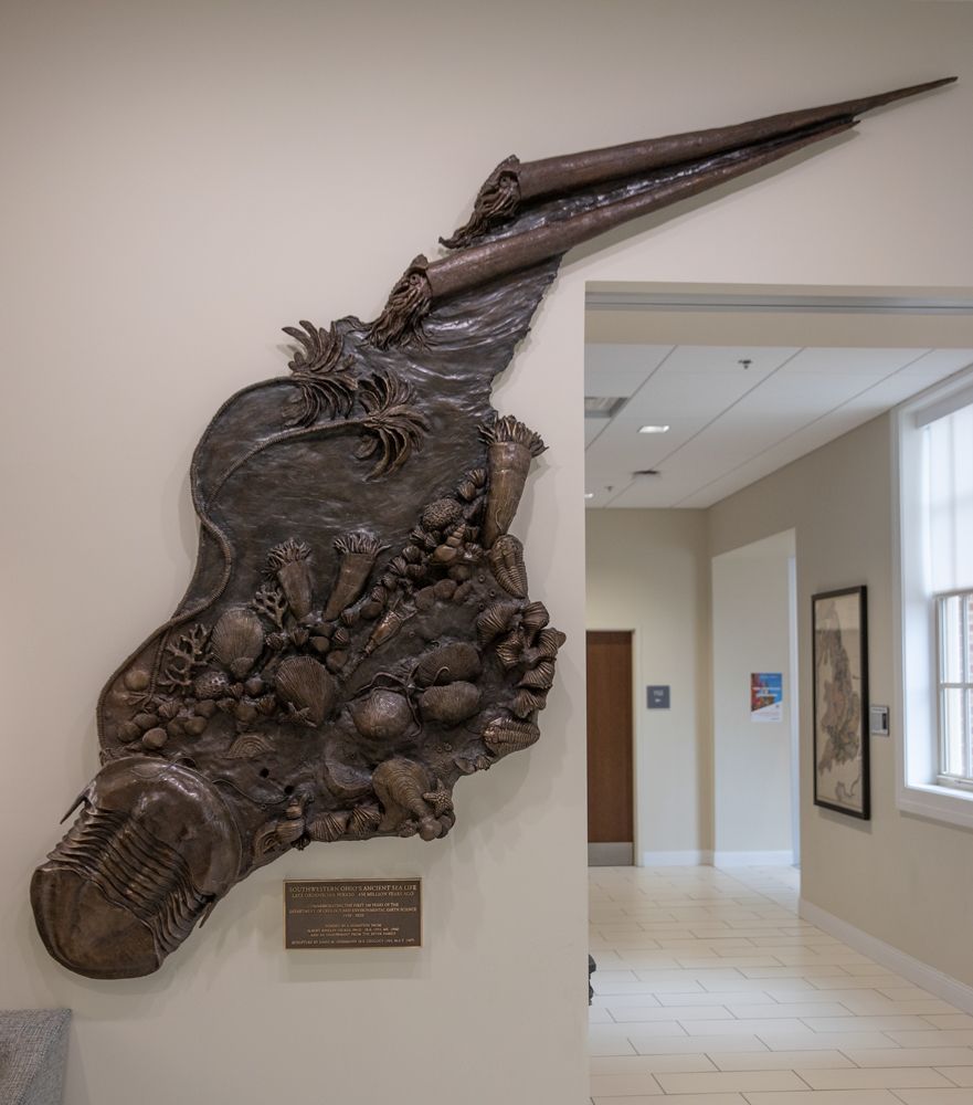 Miami University Geology Department Centennial Sculpture