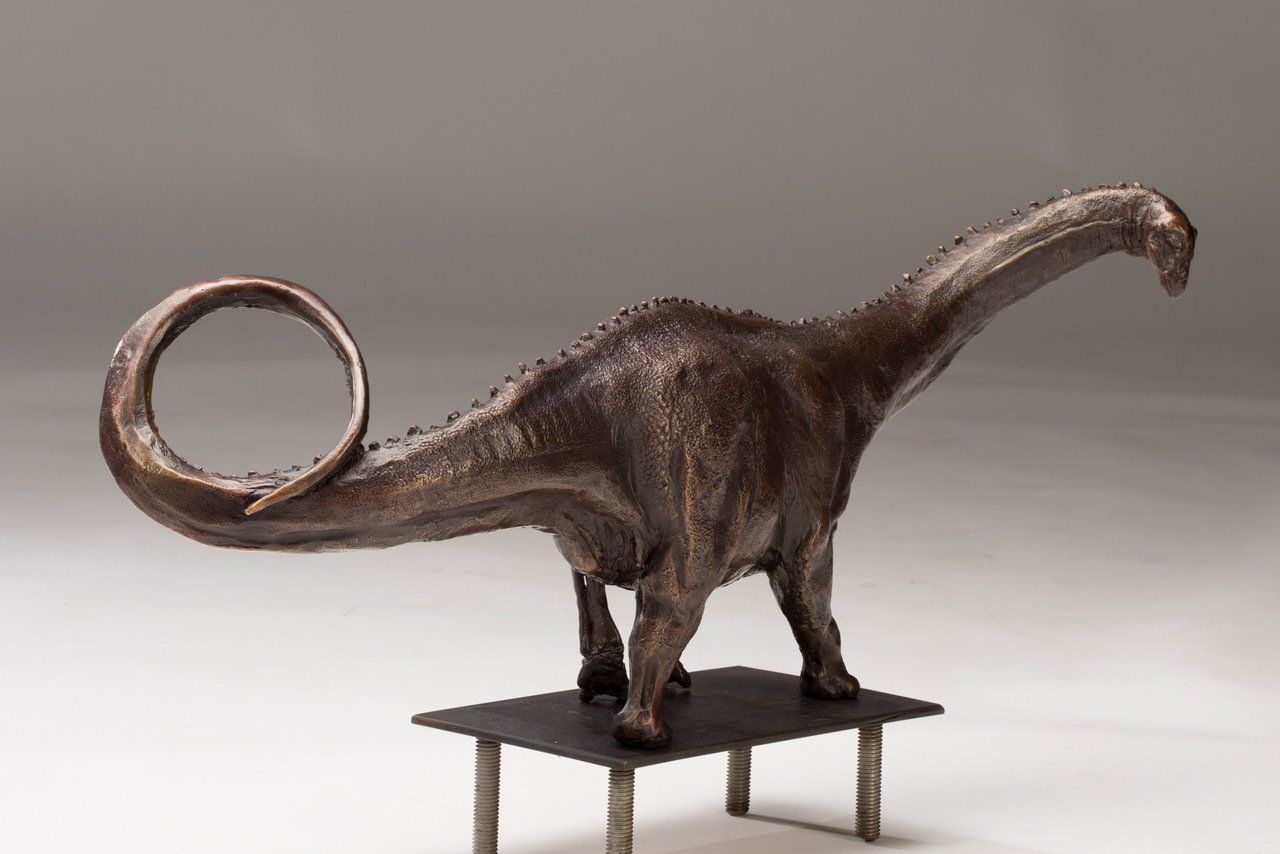 Galeamopus Dinosaur Skeletal Study sculpture