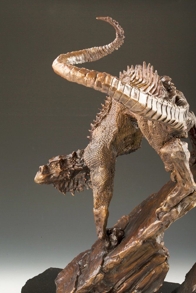 Juggernaut Komodo Dragon sculpture