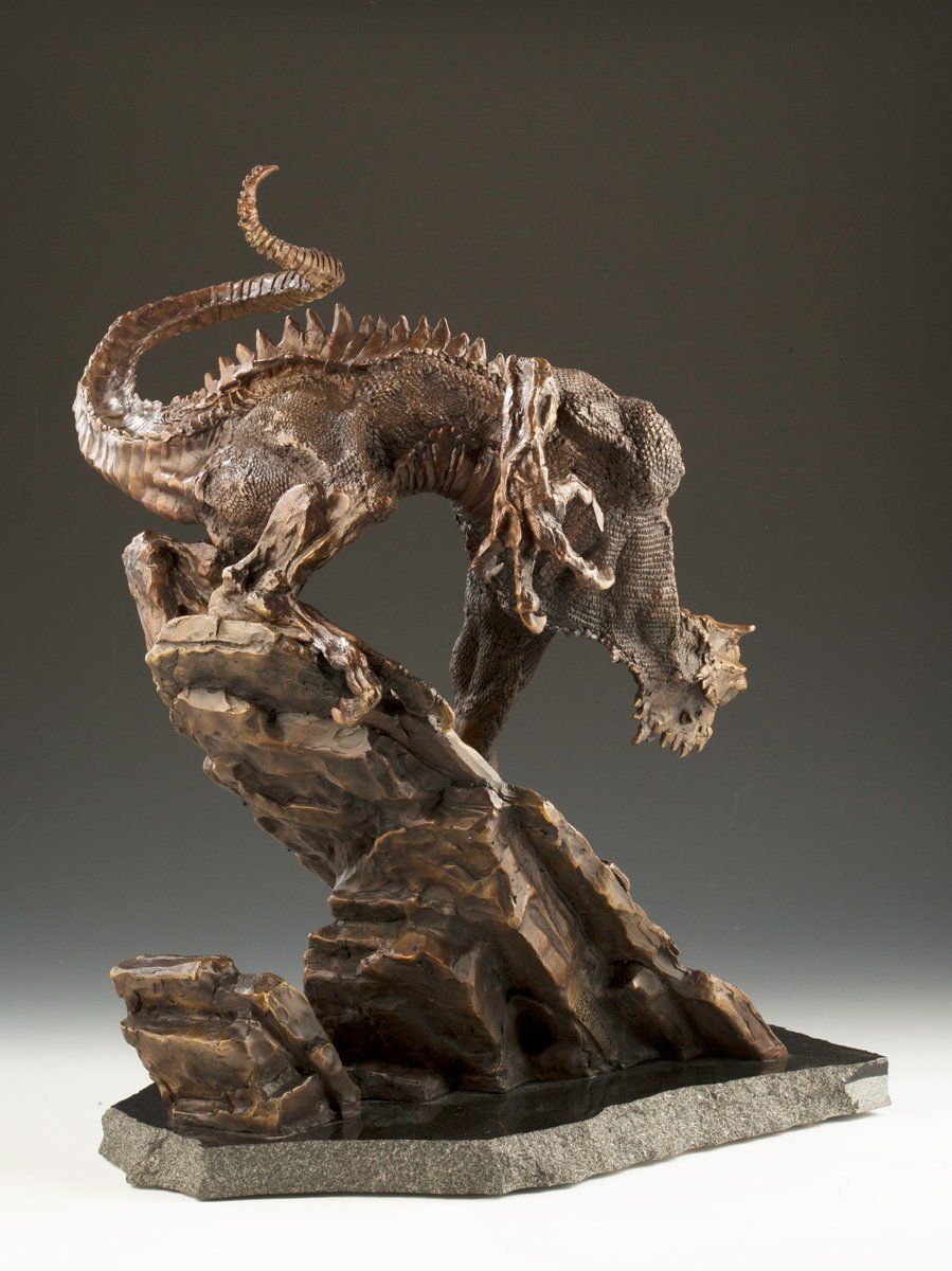 Juggernaut Komodo Dragon bronze