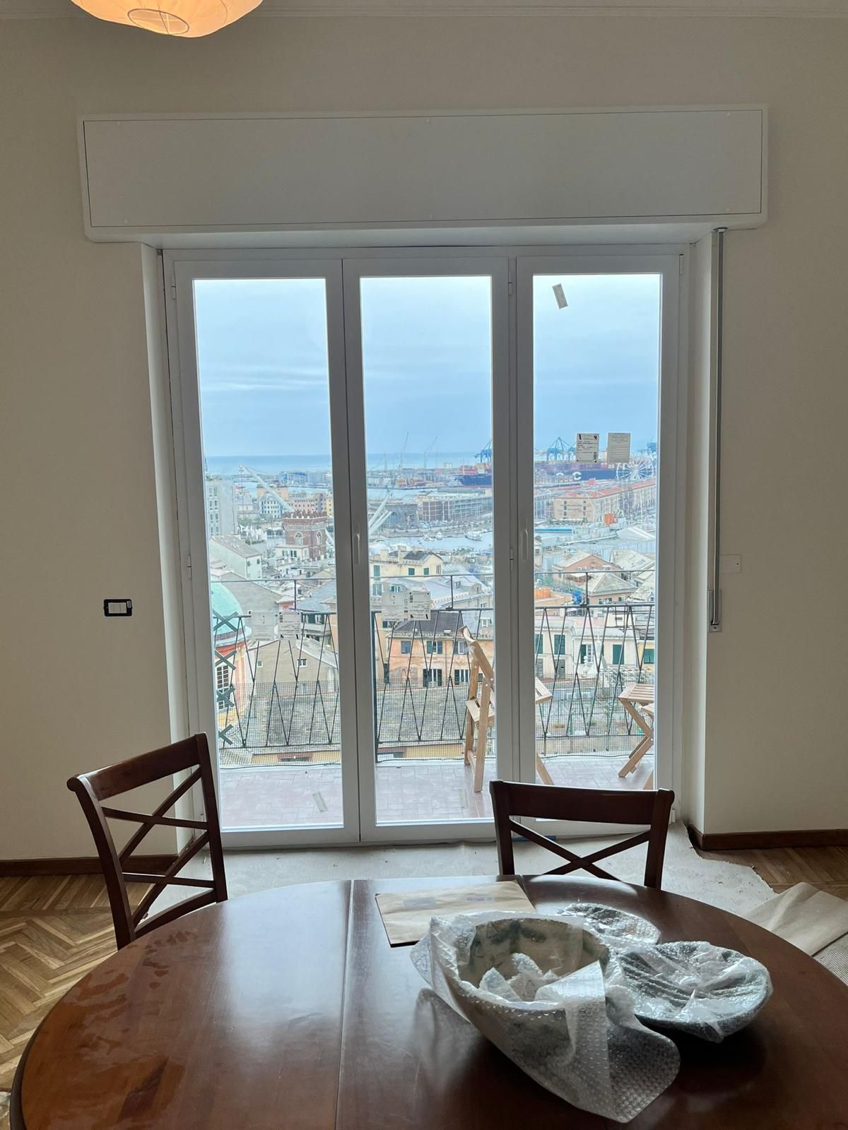 porta finestra bianca in pvc