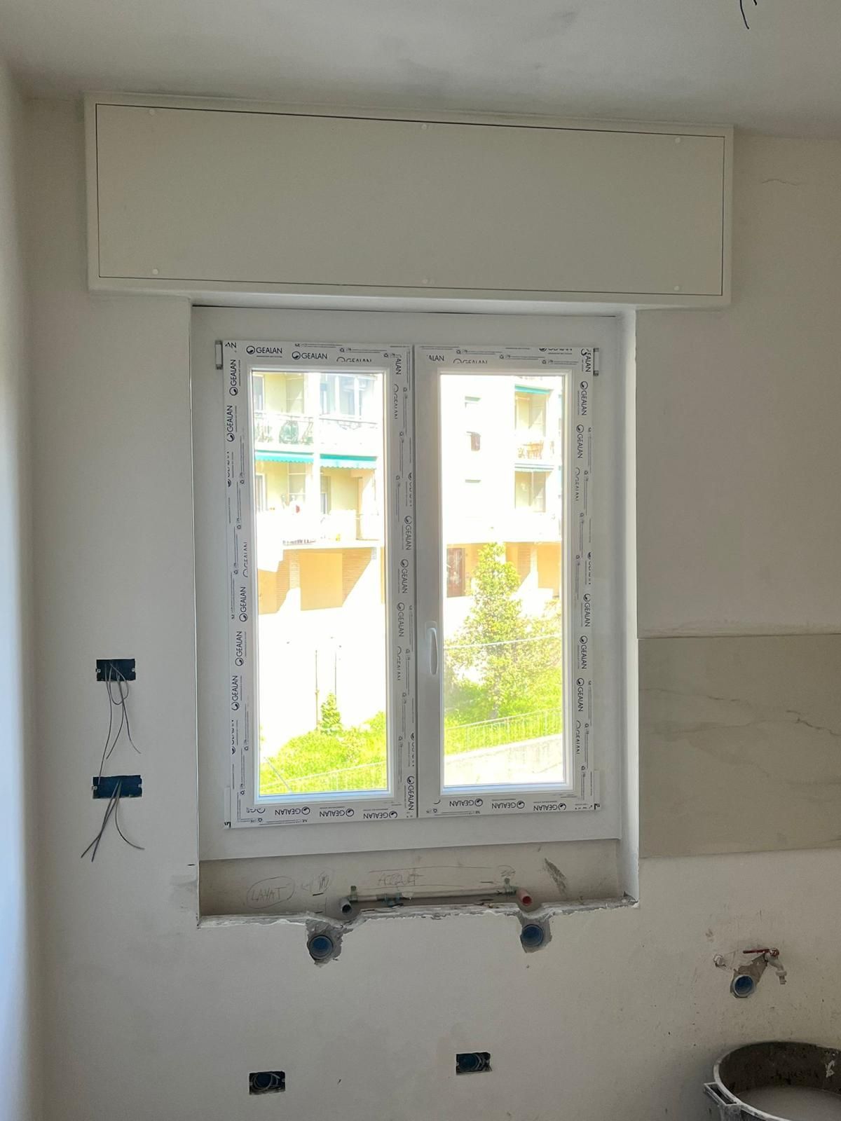 finesta in pvc bianca