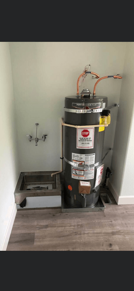 Installed Water Heater — Newberg, OR — Titan Plumbing Co