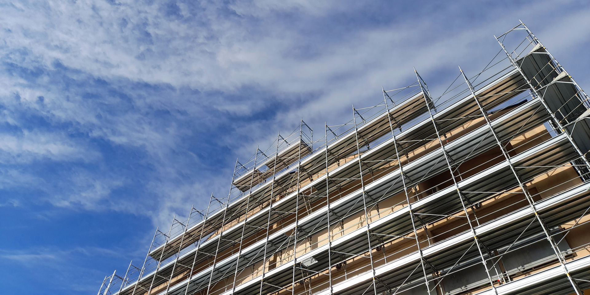 impalcatura rifacimento facciata palazzo