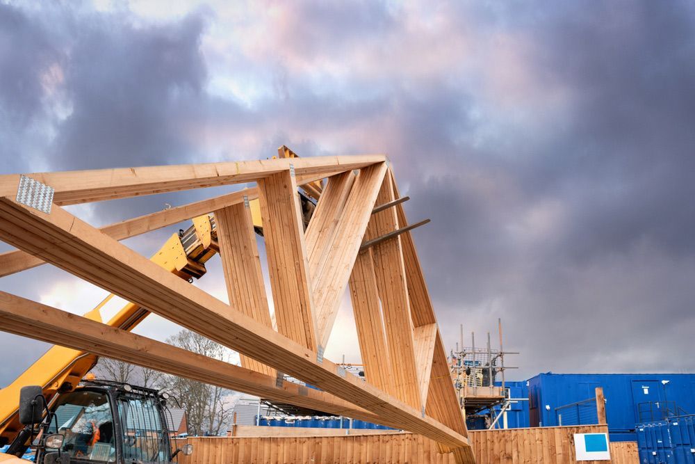 A High-quality Residential Timber Roof Trusses