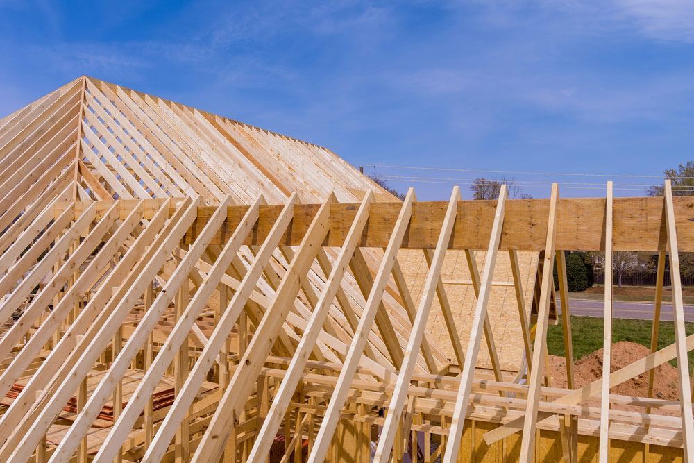 A Residential Roof Trusses