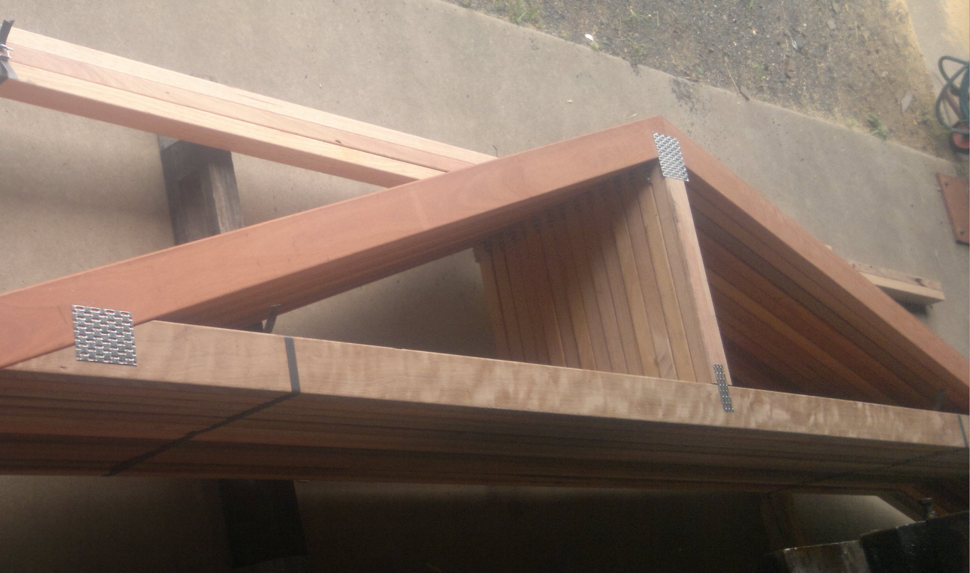 Stacked Roof Trusses — Roof Trusses in Landsborough, QLD