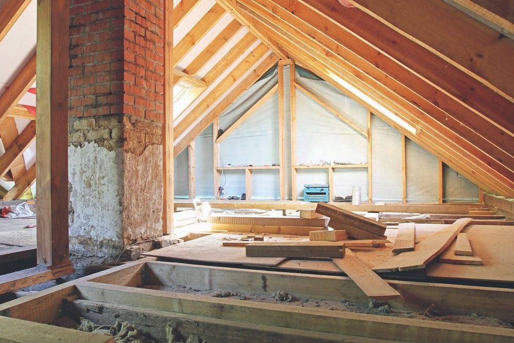 Transforming An Attic With Roof Trusses