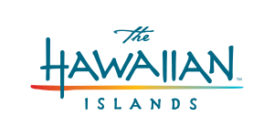 The hawaiian islands logo on a white background