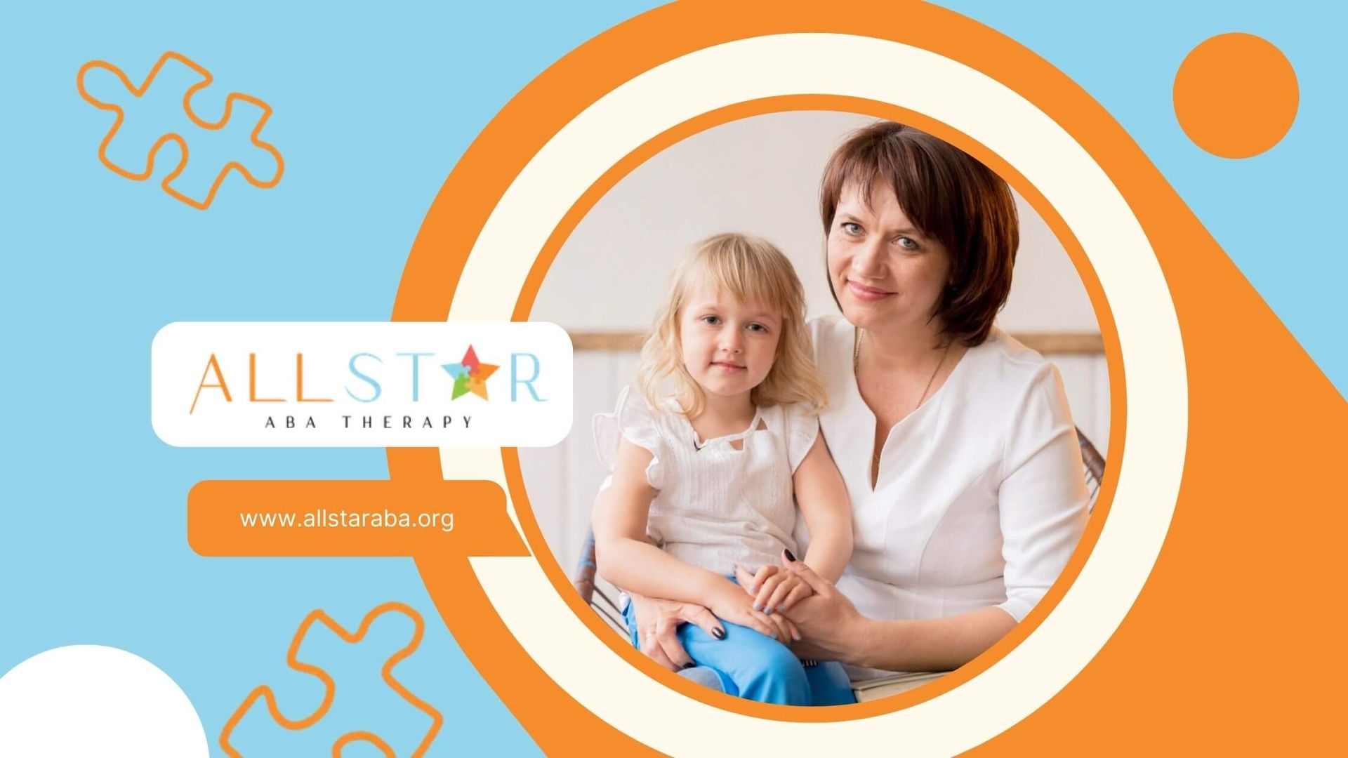 Mother and daughter with autism sitting together on a chair smiling.
