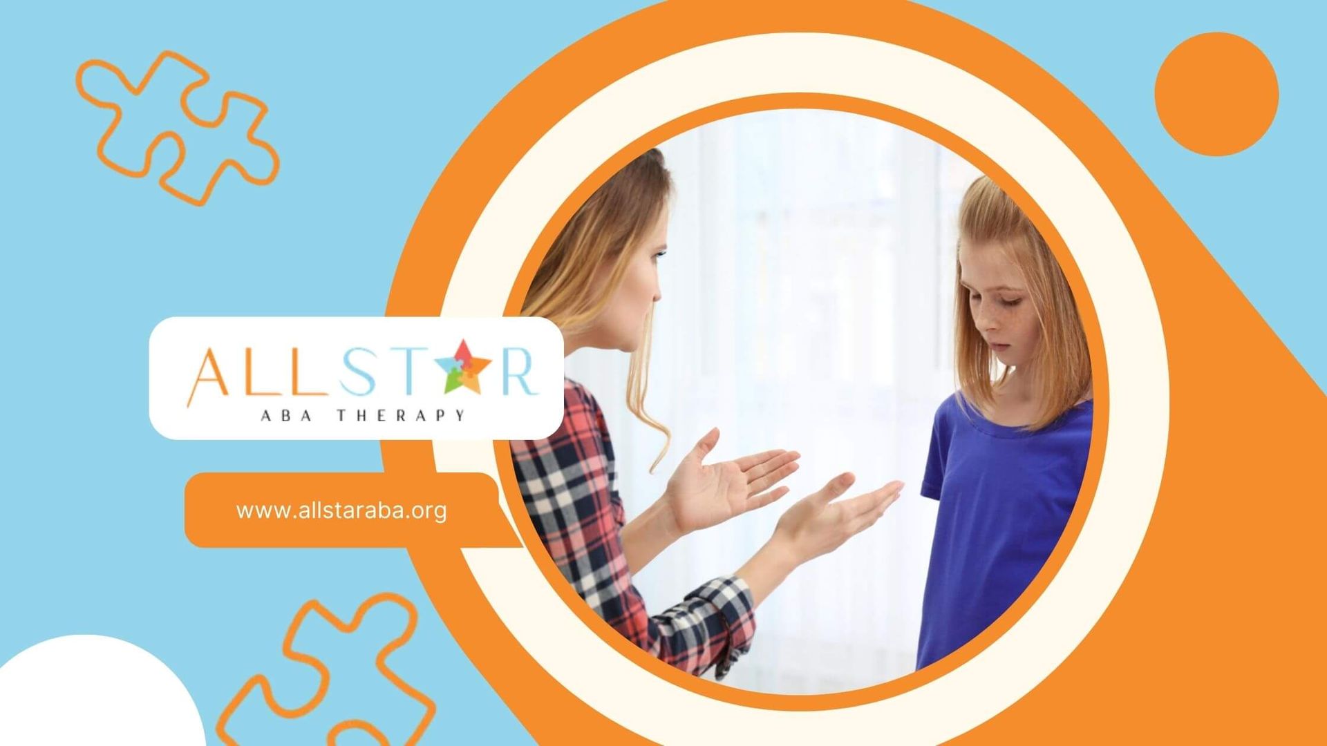 Woman scolding a young girl with autism who looks down sadly.