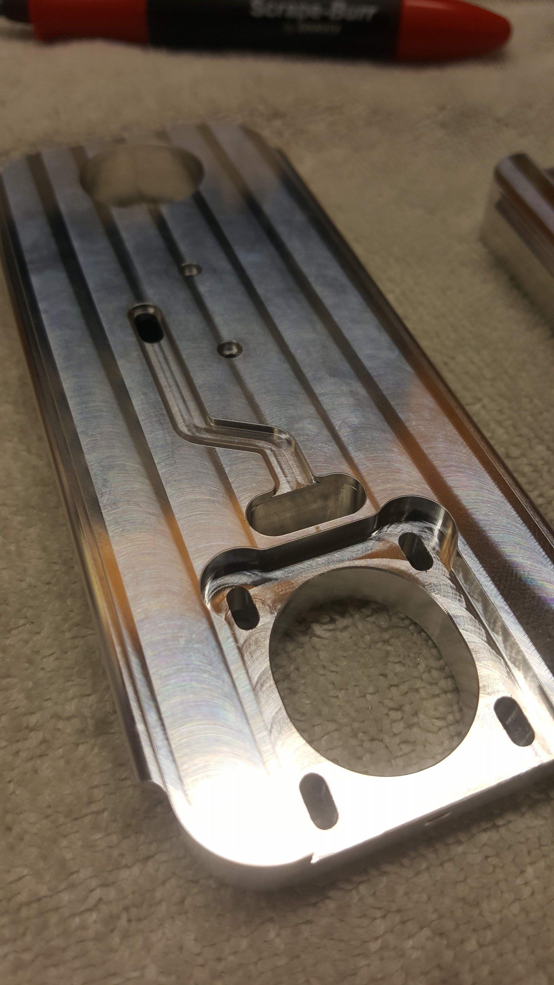 Aluminum chassis for a photonics company