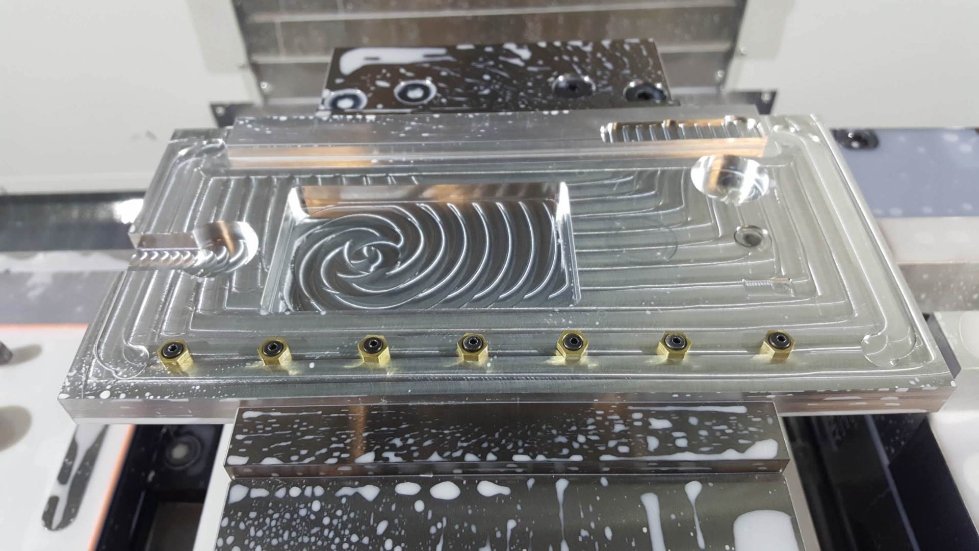 Fixtrue for CNC machining faceplates (for high-end electronics)