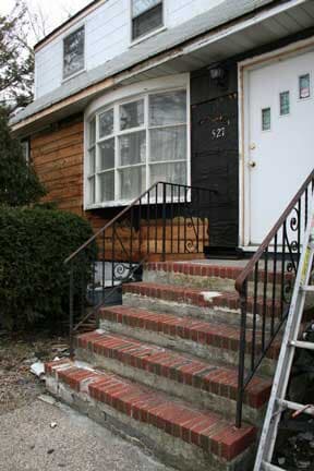 Front Steps Before A-1 Affordable Construction in Clifton, NJ