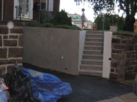 Retaining Wall After A-1 Affordable Construction in Clifton, NJ