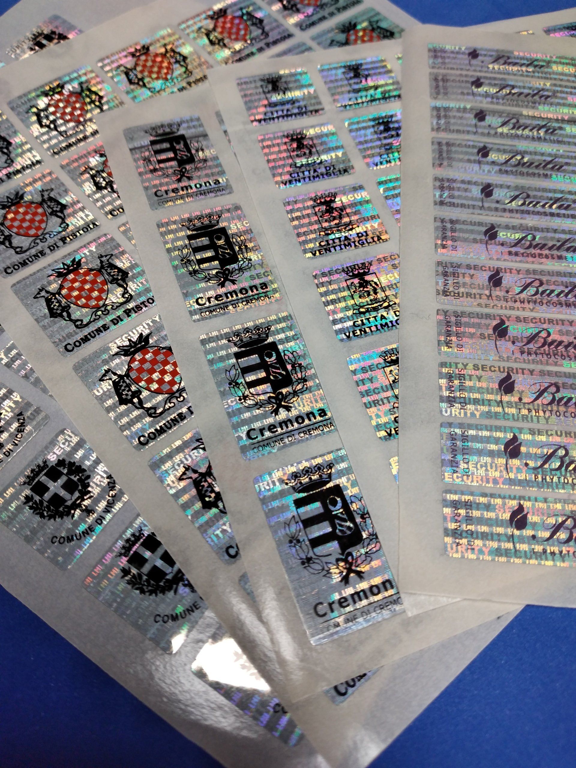 ETICHETTE OLOGRAFICHE