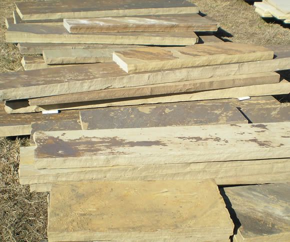 Natural Cleft Hearth Pieces — Landscaping Stone in Denton, NC