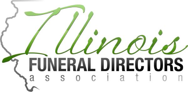 Logo of the Illinois Funeral Directors Association with the word 