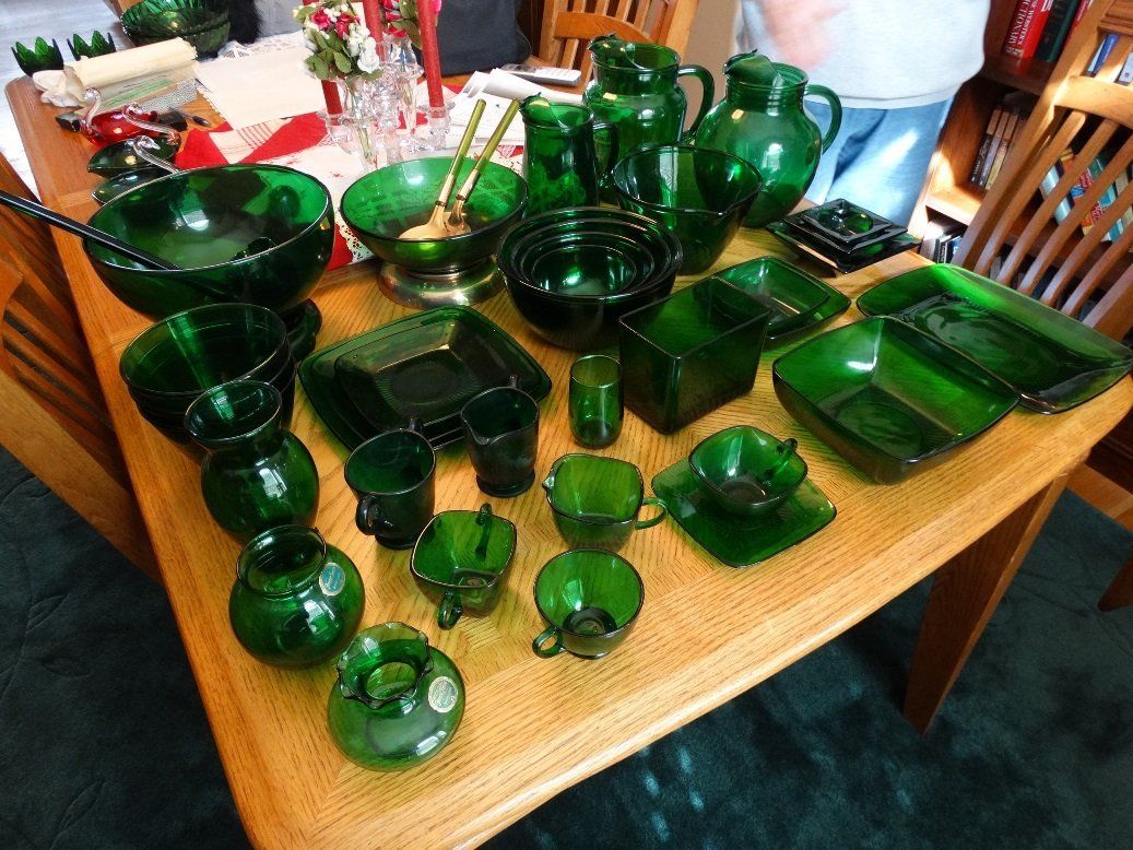 Antiques — Classic Green Tea Set in Eugene, OR