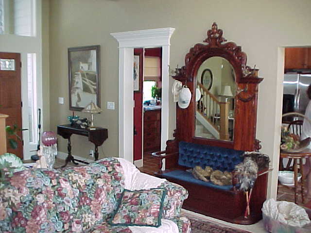 Antiques — Dining Room Area with Mirror in Eugene, OR