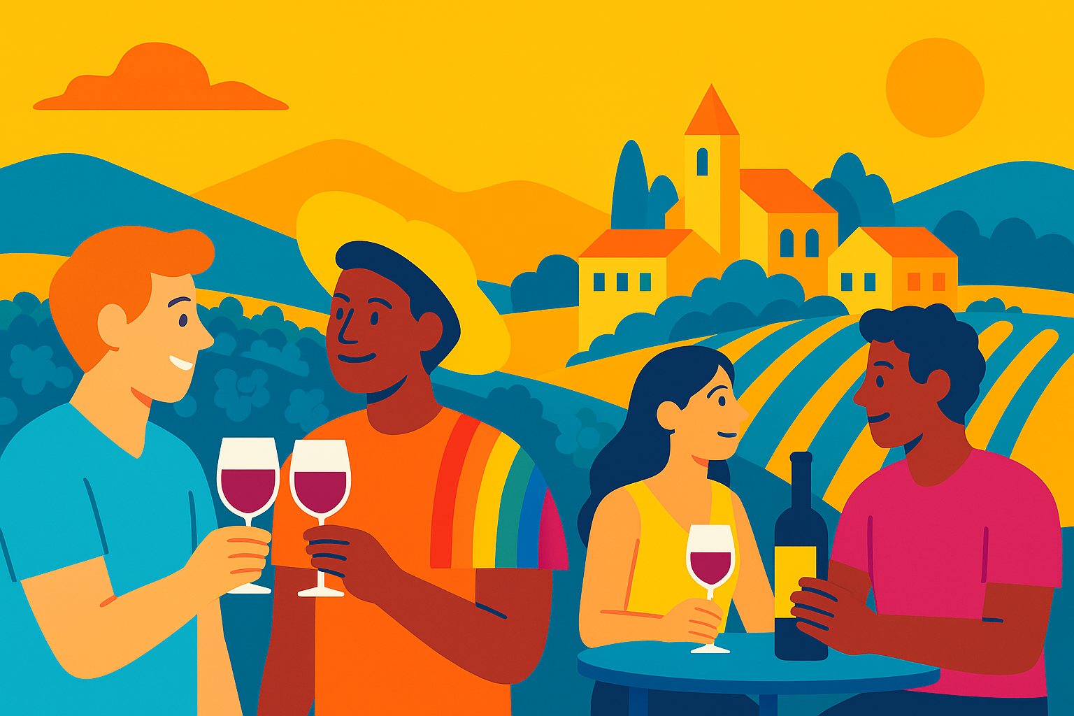 Gay-Friendly Wine Tours in Europe | Wide Awake Holidays