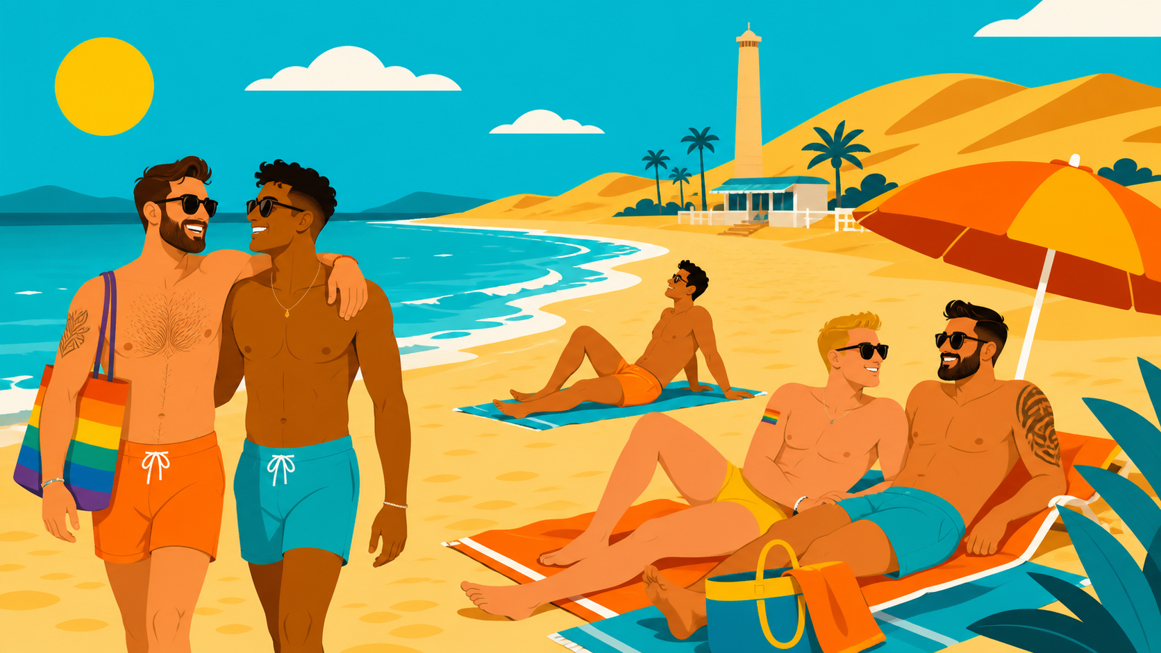 Gay Beaches in Gran Canaria for Sun and Freedom