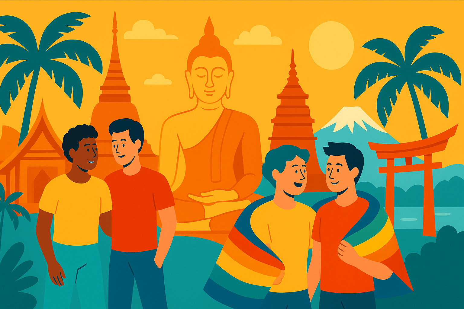 Gay Holidays to Asia: Top LGBT+ Destinations for 2025