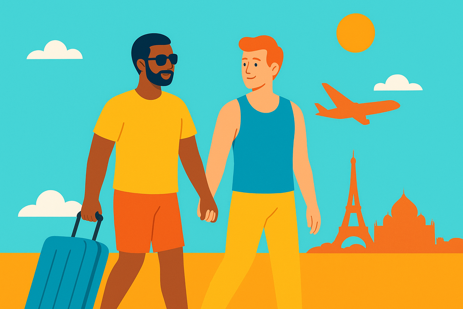 LGBT couple travel tips for safer, smoother journeys