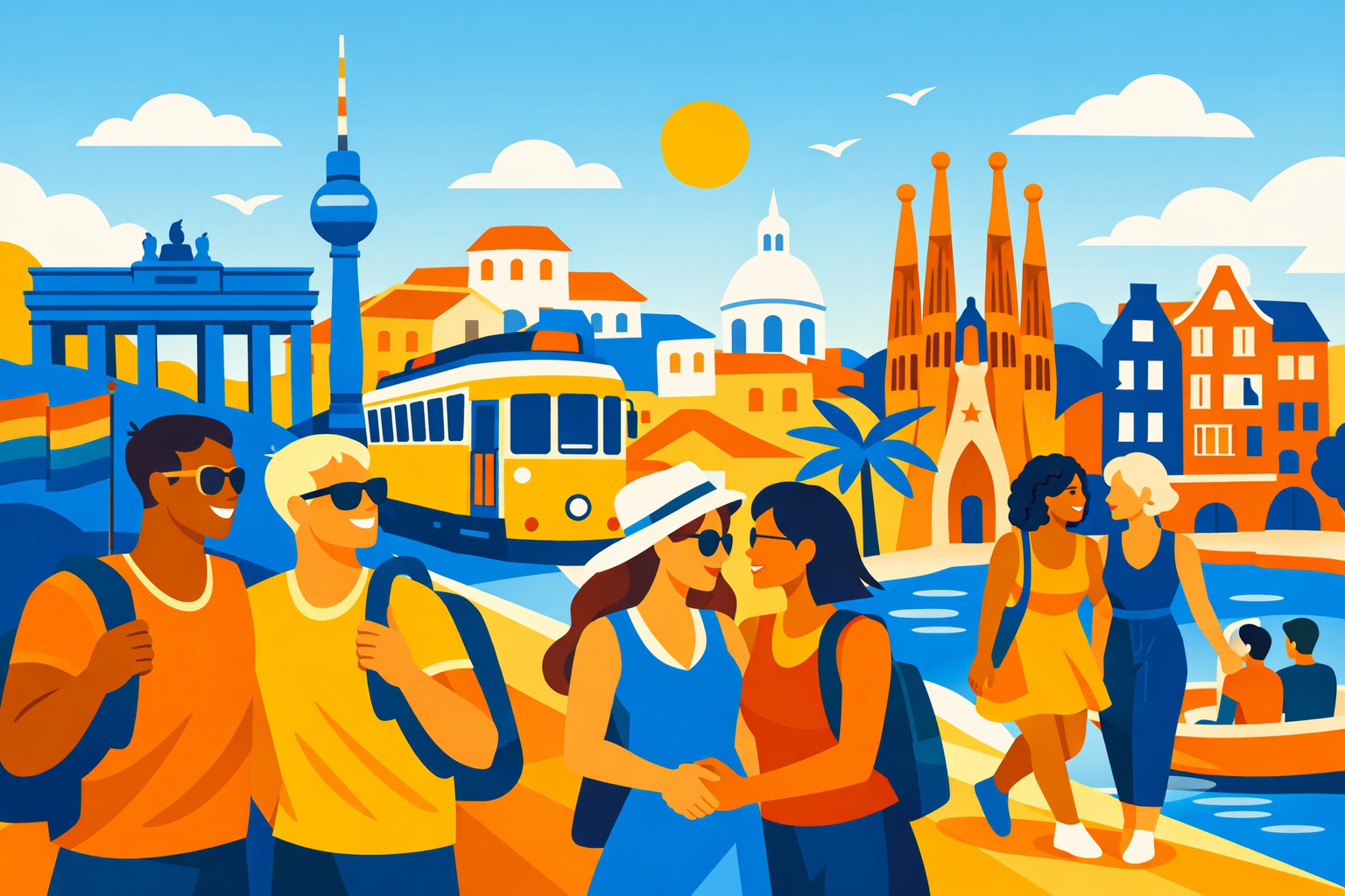 LGBT City Breaks in Europe: Berlin, Lisbon, Barcelona & Amsterdam