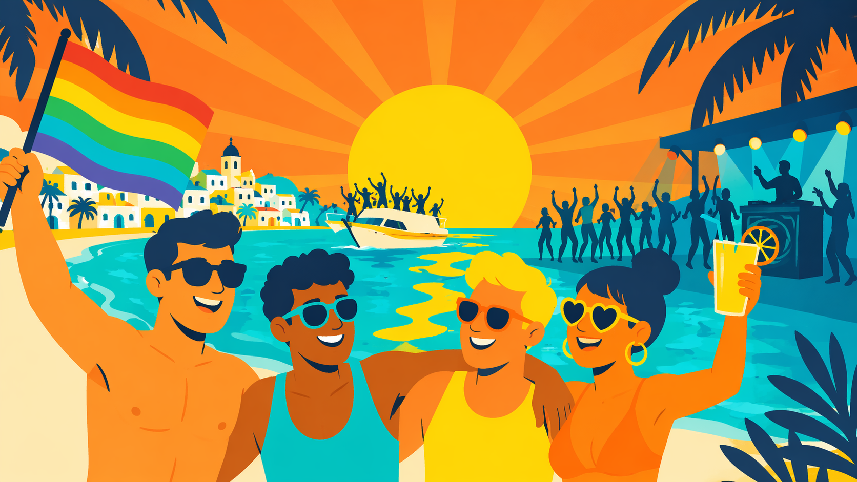 LGBT+ beach parties in Europe 2026: Summer guide