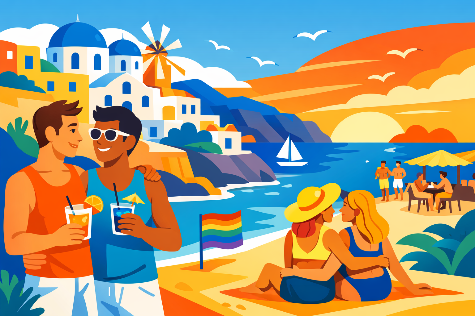 LGBT+ Friendly Greek Islands for Your Next Holiday