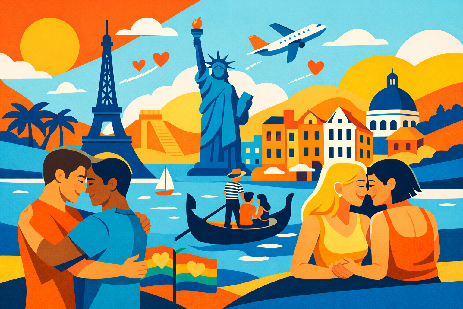 Gay-Friendly Cities for Valentines: Top LGBT+ City Breaks