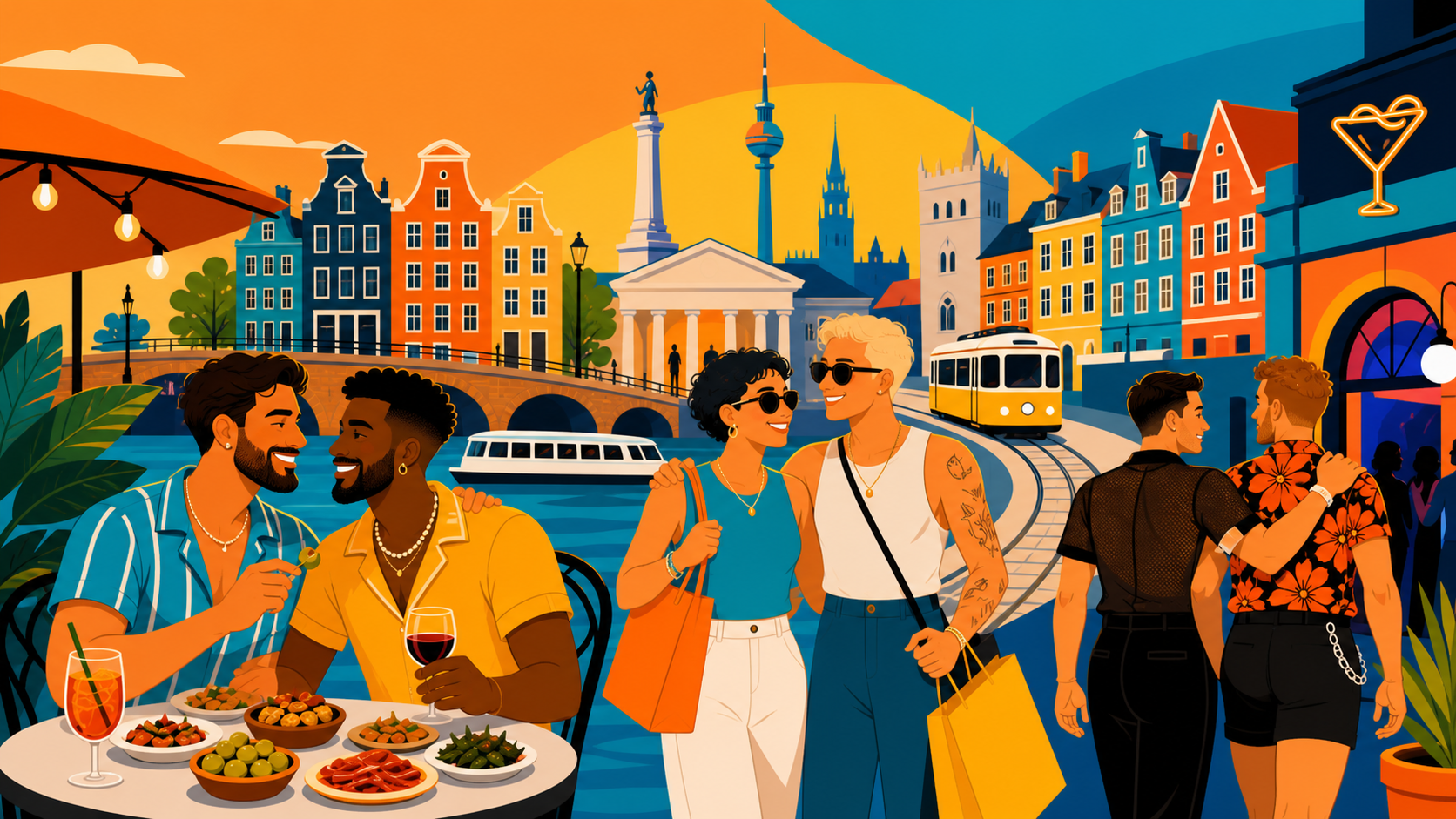 Gay city breaks in Europe: Food, Culture and Nightlife
