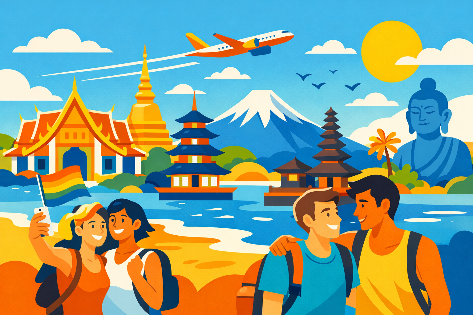 Travel to Asia as an LGBT+ couple: What to Know