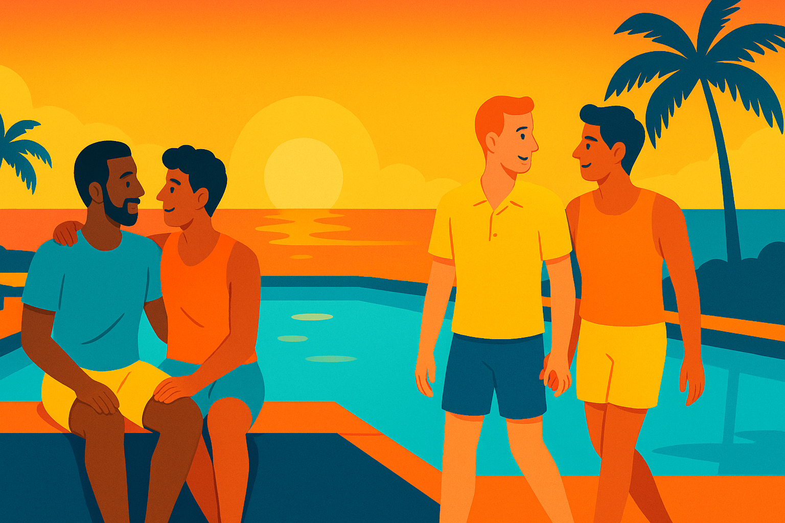 Gay holidays are best booked early. Secure prime locations  and save money with Wide Awake Holidays