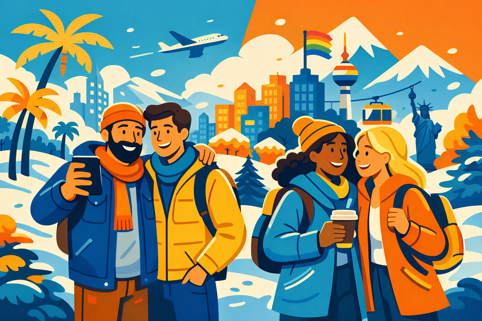 Winter GayCations: Safe LGBT+ Travel Tips & Top Destinations