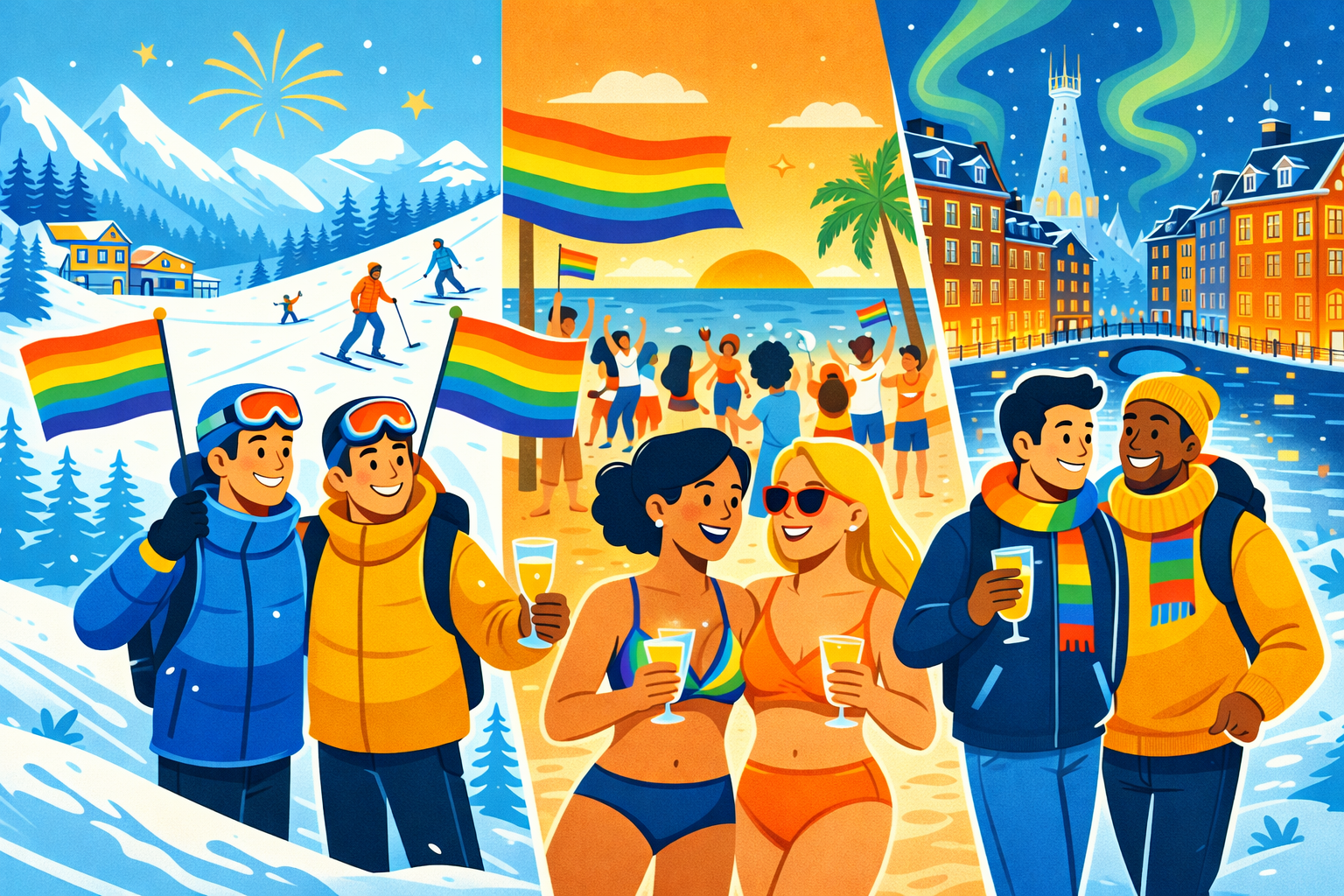 Winter Pride Holidays in Europe | Top LGBT+ Winter Pride Events