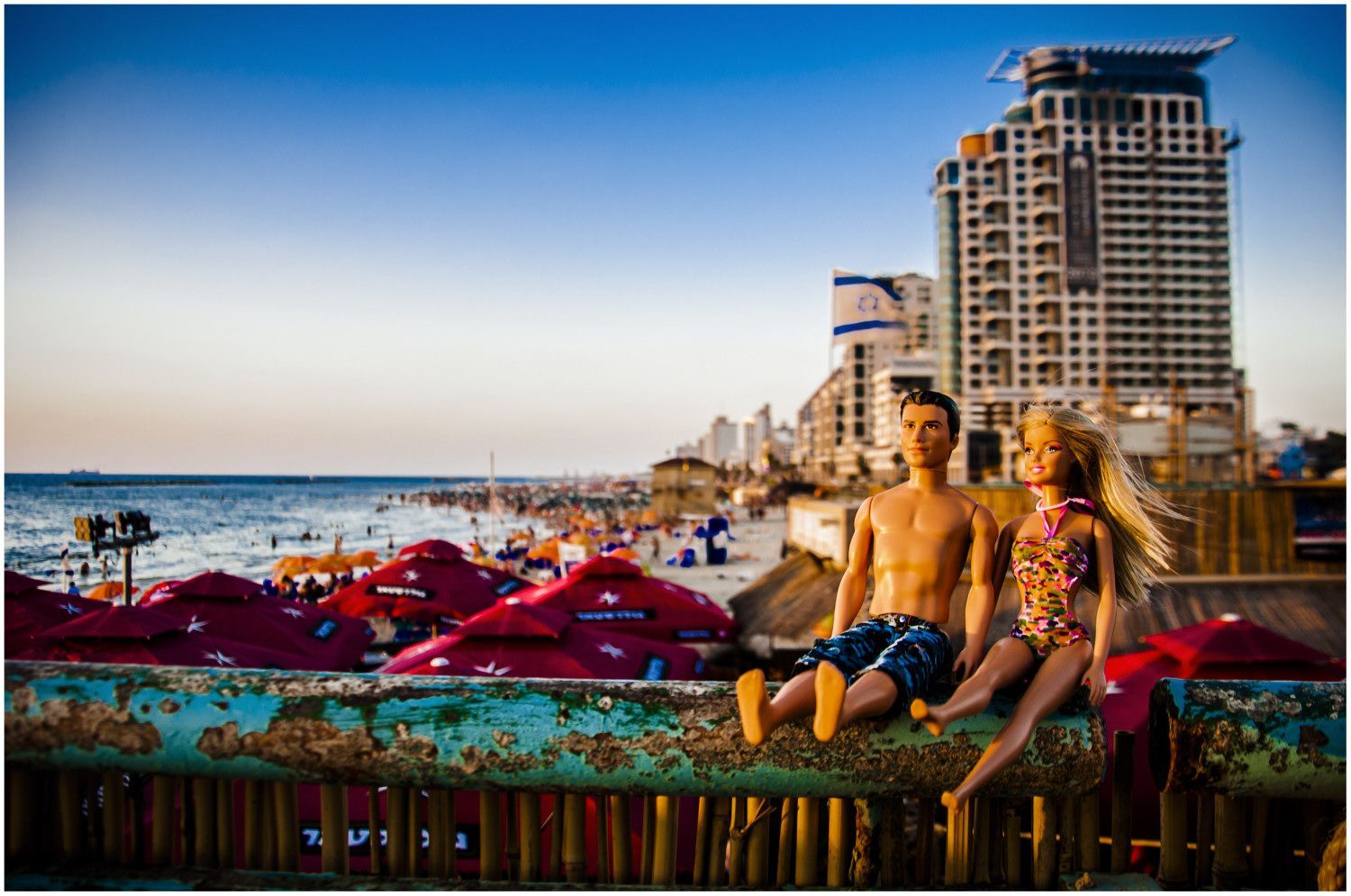 Enrico Pescantini foto In Tel Aviv Life is a beach
