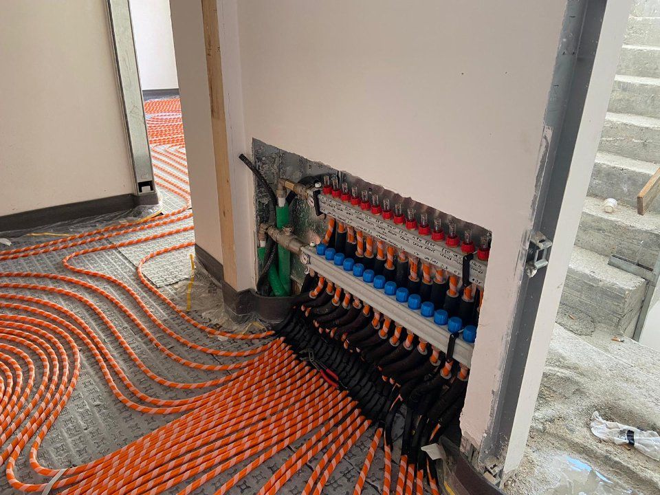 impianto di riscaldamento a pavimento