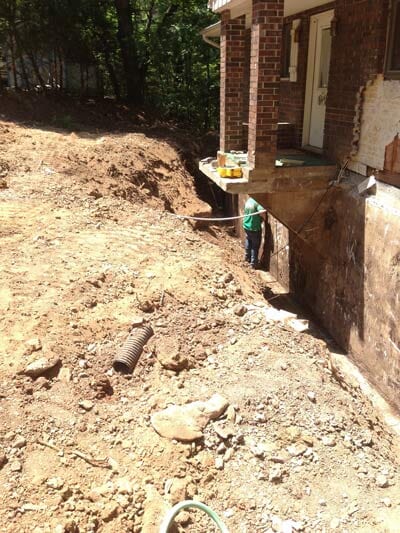 French Drain 01 — Home Services Foundation Repair in Fordyce, AR