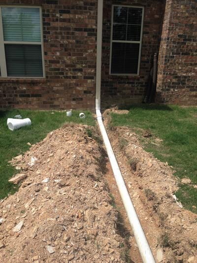 French Drain 10 — Home Services Foundation Repair in Fordyce, AR