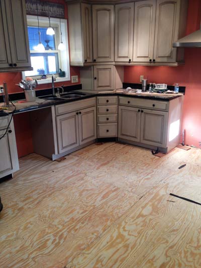 KITCHEN CUT OUT AFTER — Home Services Foundation Repair in Fordyce, AR