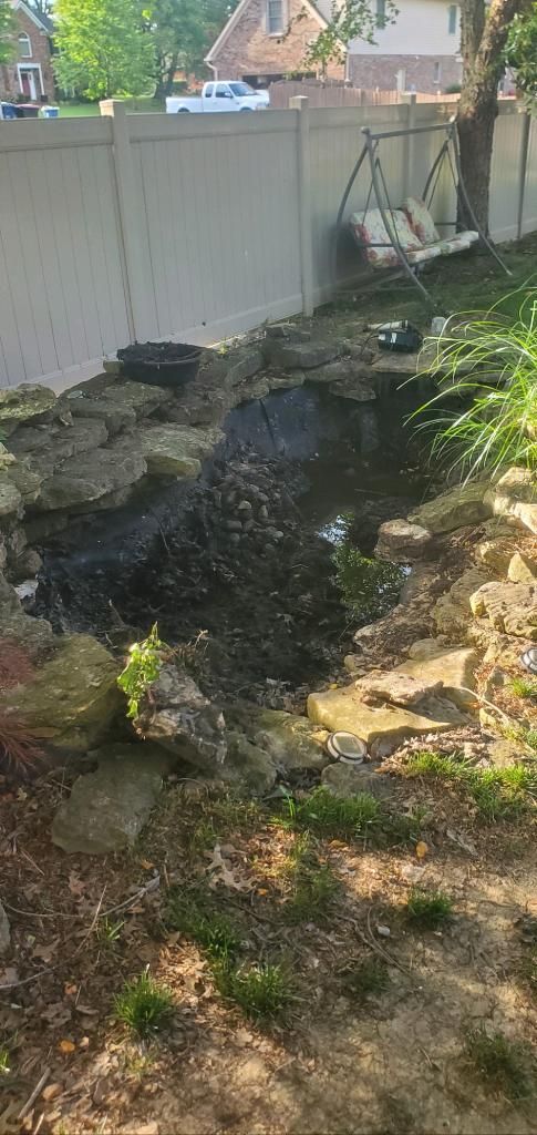 Pond Repair - Evansville, IN - Daily Lawn & Landscape