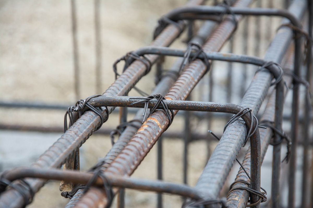 Steel Tie of Ground Beam — Mayfield, NY — Miller's Ready Mix Concrete