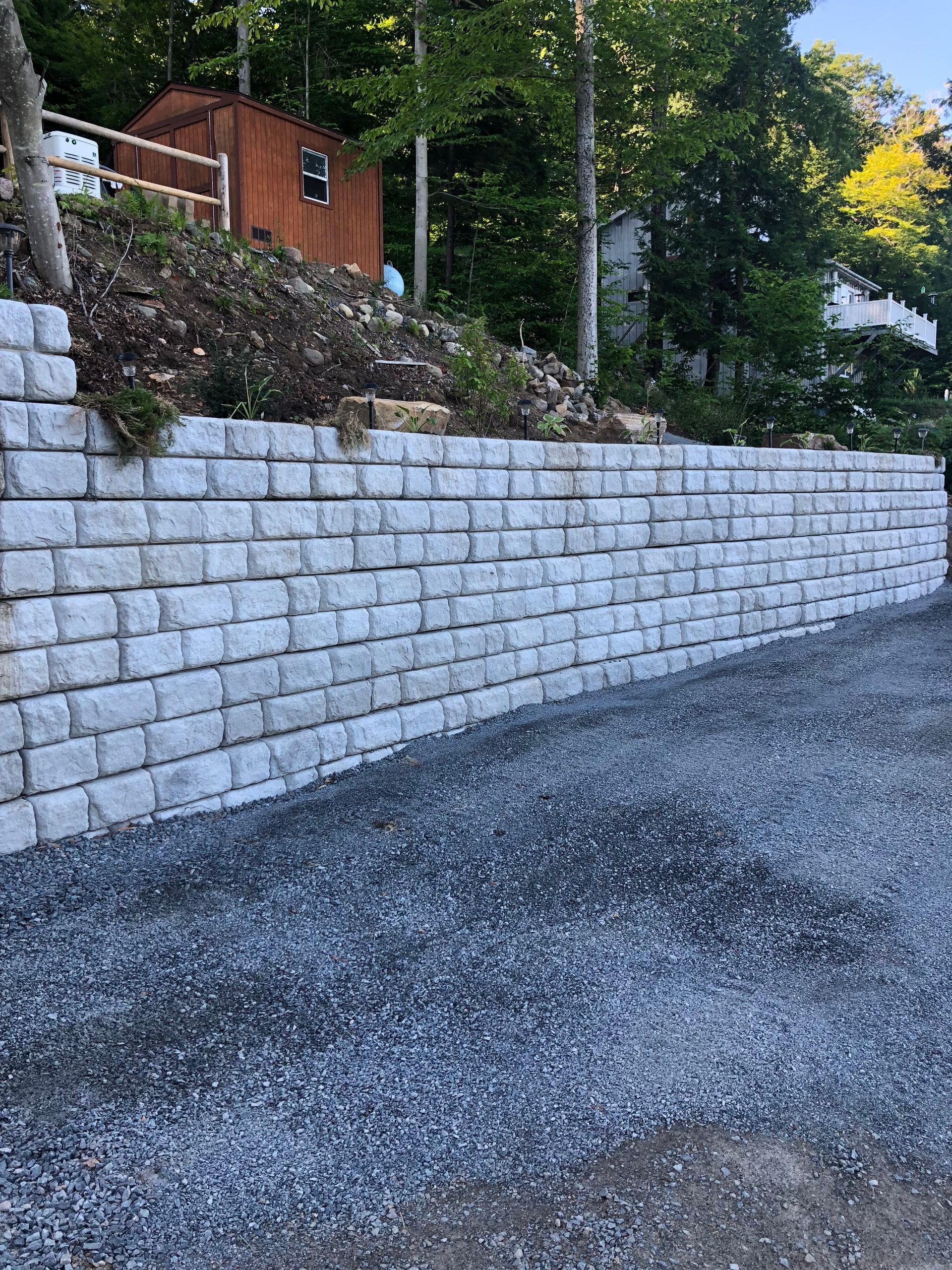 Retaining Wall — Mayfield, NY — Miller's Ready Mix Concrete