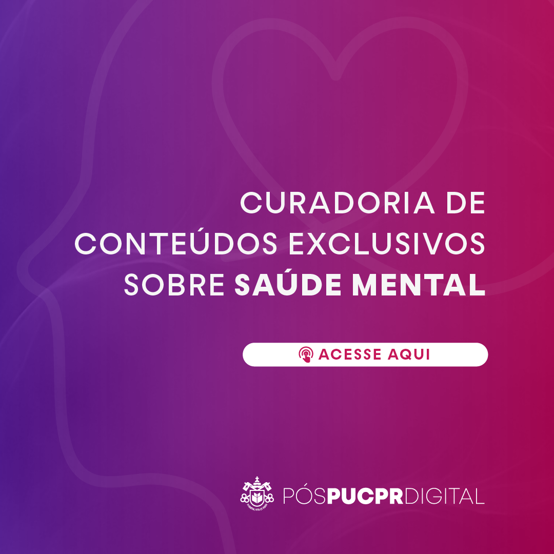 Um pôster roxo e rosa com um coração