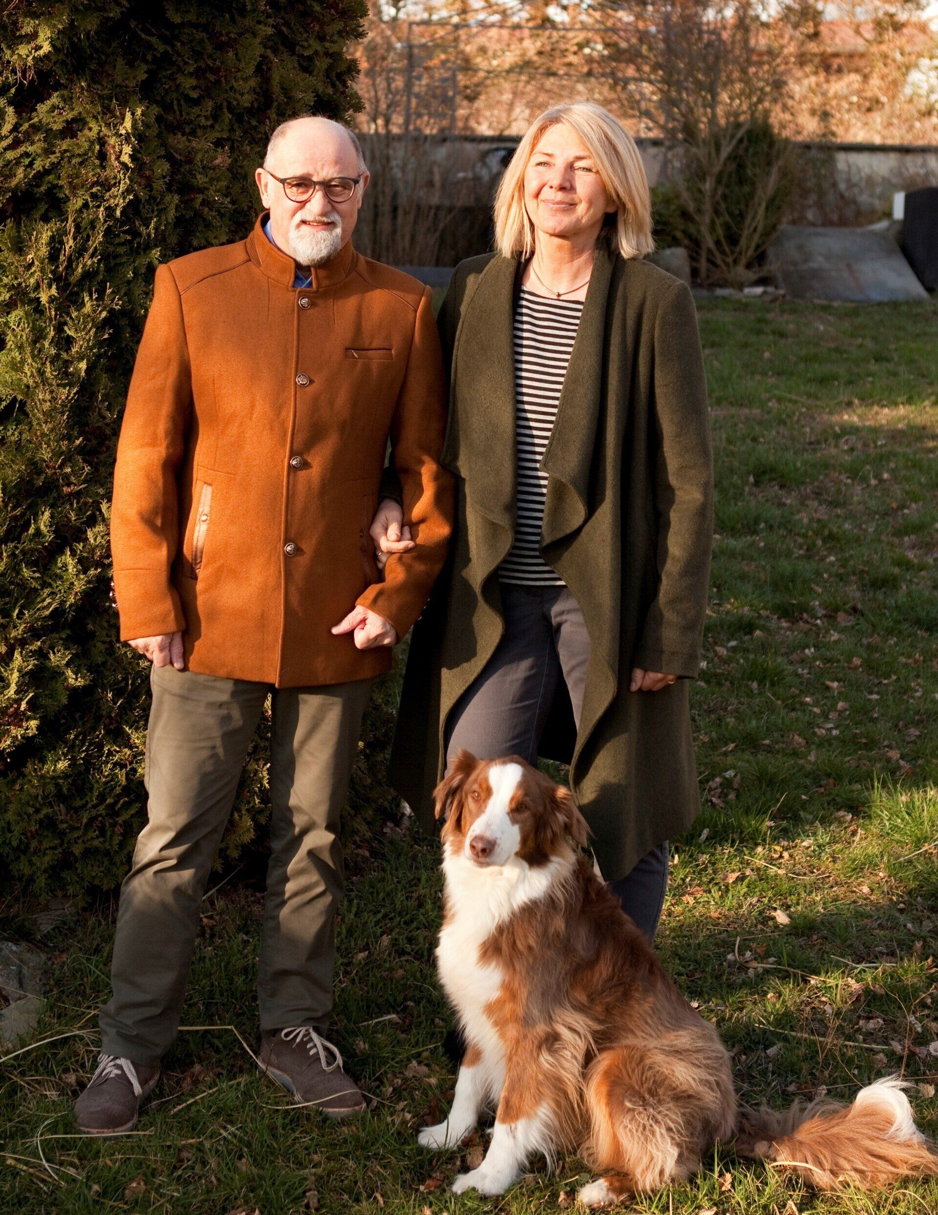 Gastgeber Vulkanwohnzimmer Olympia Borys und Juergen Schwab