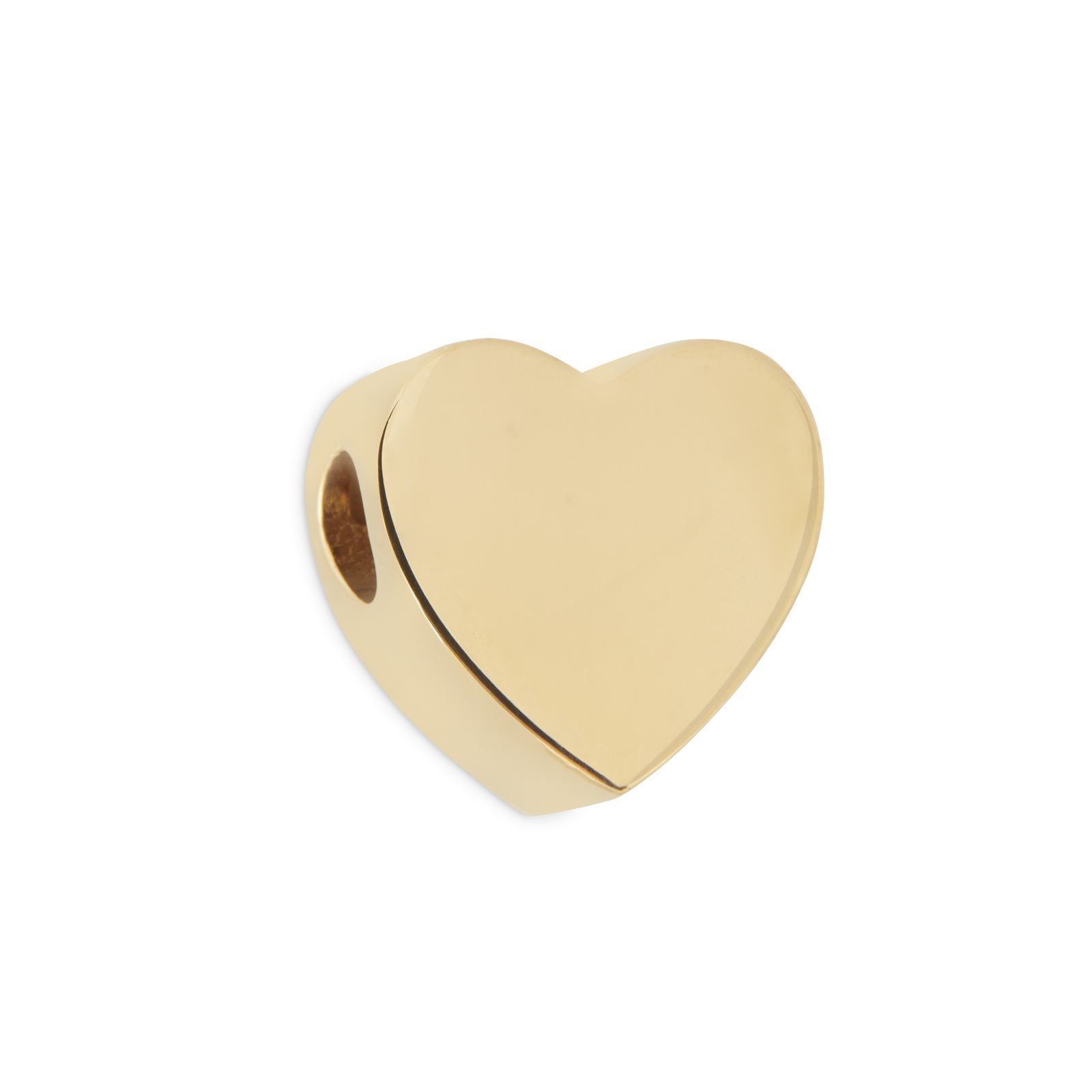 Heart Bead - 14ct Gold Vermeil — Little Treasures Pet Cremation in Bells Park, QLD