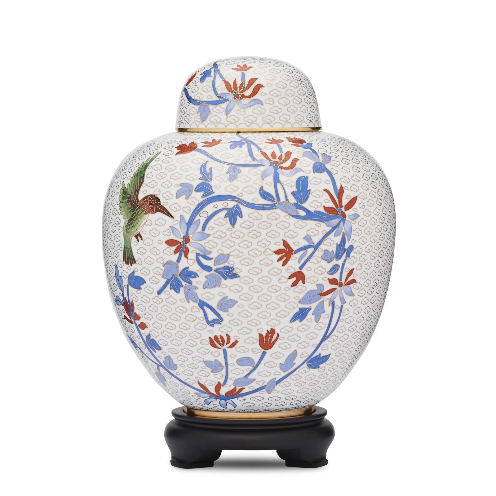 Hummingbird Cloisonné Adult Urn — Little Treasures Pet Cremation in Bells Park, QLD